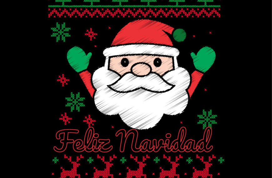 SANTA CLAUS FELIZ NAVIDAD UGLY NAVIDEÑO