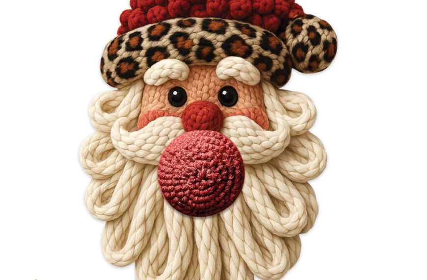 SANTA NAVIDEÑO CROCHET ALTA CALIDAD