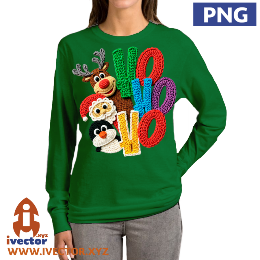SANTA-RENO-PINGUINO-NAVIDENO-HO-HO-HO-CROCHET-PNG-p3 SANTA, RENO, PINGÜINO NAVIDEÑO HO HO HO CROCHET PNG