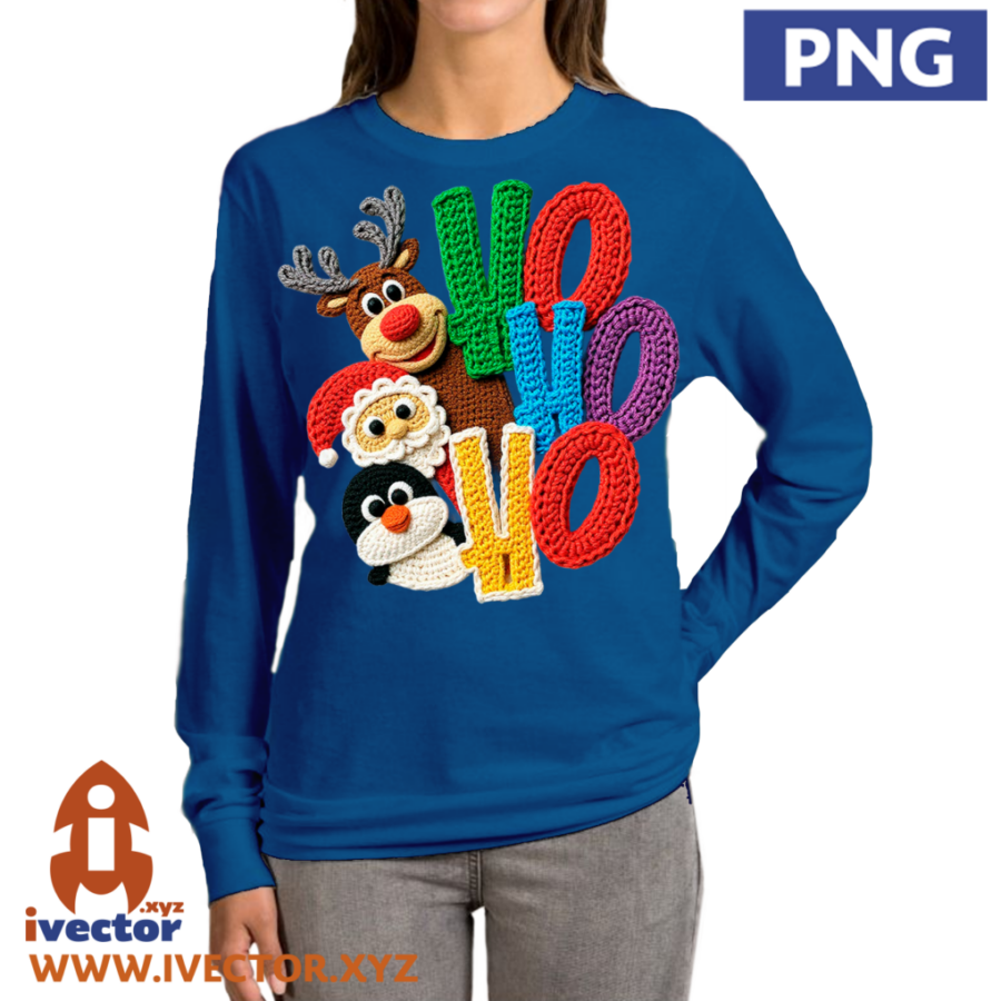 SANTA-RENO-PINGUINO-NAVIDENO-HO-HO-HO-CROCHET-PNG-p4 SANTA, RENO, PINGÜINO NAVIDEÑO HO HO HO CROCHET PNG