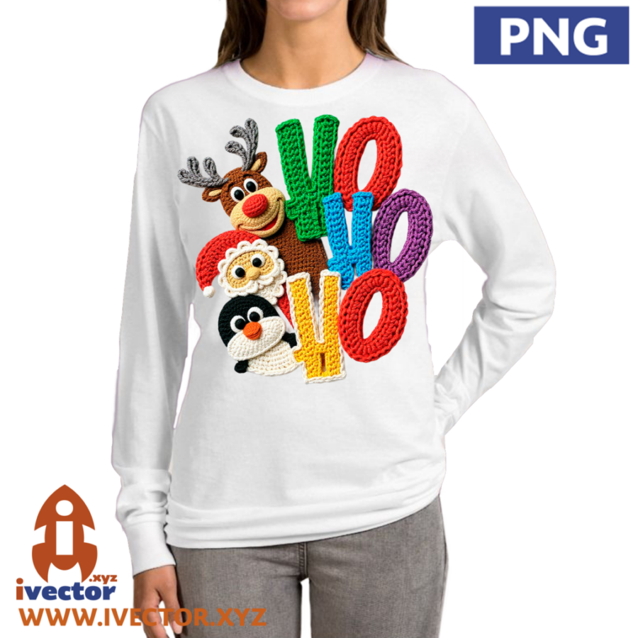 SANTA-RENO-PINGUINO-NAVIDENO-HO-HO-HO-CROCHET-PNG-p5 SANTA, RENO, PINGÜINO NAVIDEÑO HO HO HO CROCHET PNG