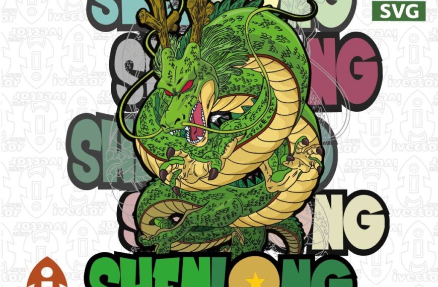 SHENLONG DRAGON BALL VECTOR EDITABLE EPS PDF