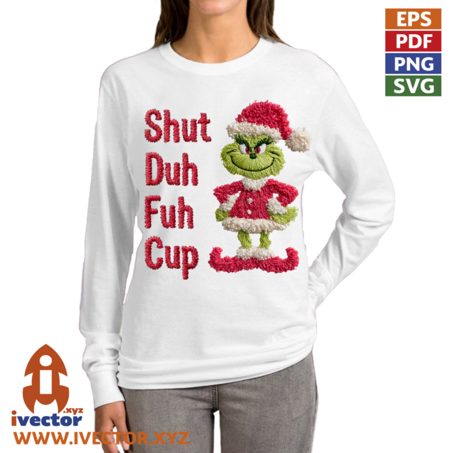 SHUT-DUH-FUH-CUP-GRINCH-CROCHET-PNG-ALTA-CALIDAD-P1 SHUT DUH FUH CUP GRINCH CROCHET PNG ALTA CALIDAD