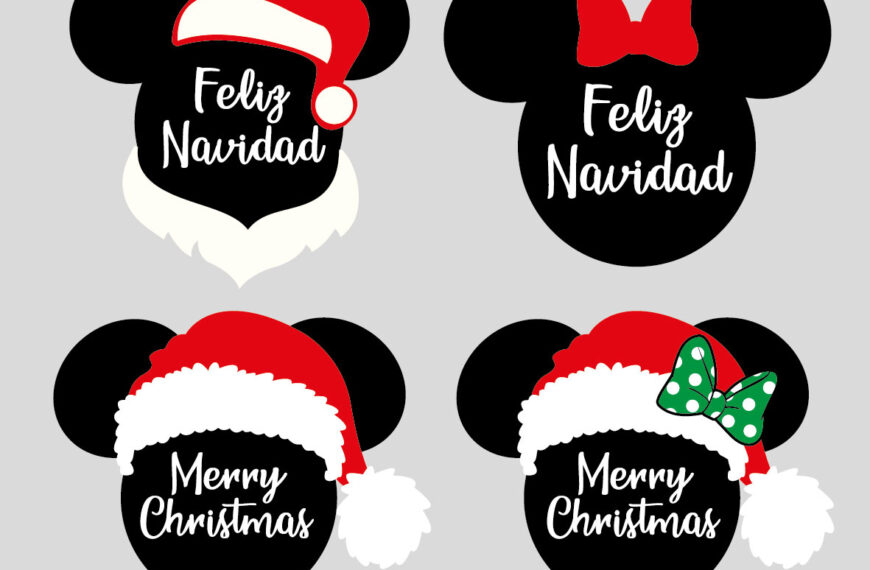 MICKEY MINNIE MOUSE NAVIDAD SANTA EPS
