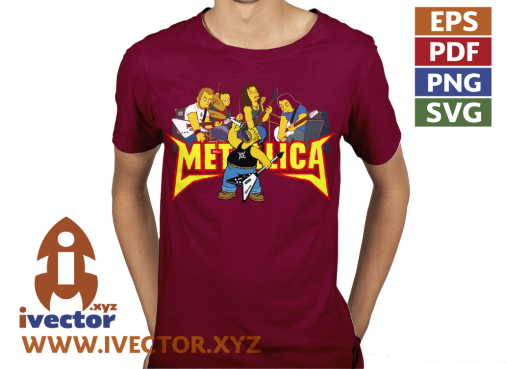 SIMPSON-METALICA-VECTOR-EDITABLE-P5 SIMPSON METALICA VECTOR EDITABLE