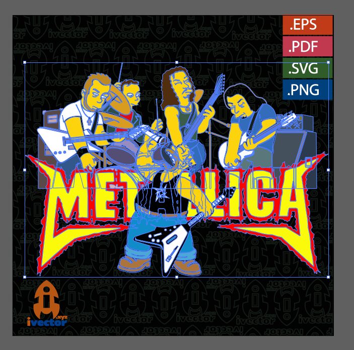 SIMPSON-METALICA-VECTOR-EDITABLE SIMPSON METALICA VECTOR EDITABLE