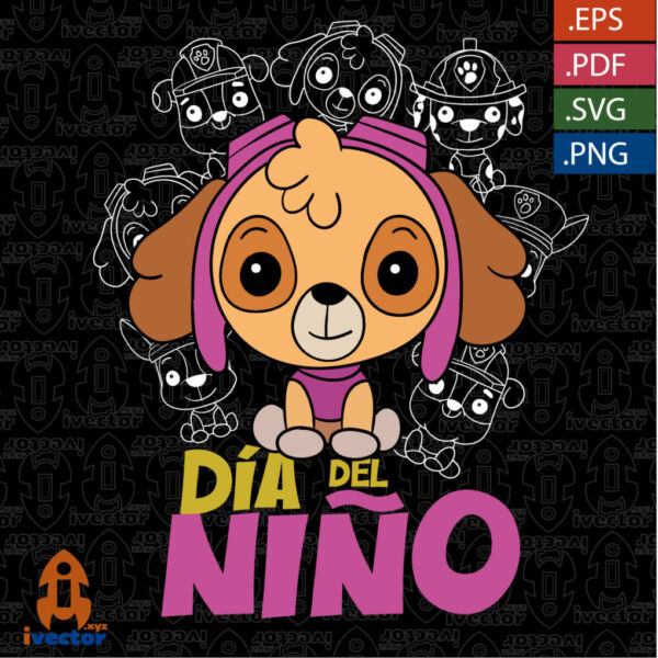 SKY-PAW-PATROL-DIA-DEL-NINO-BLACK-VECTOR1_Mesa-de-trabajo-1-1-600x600 Vectores completamente editables