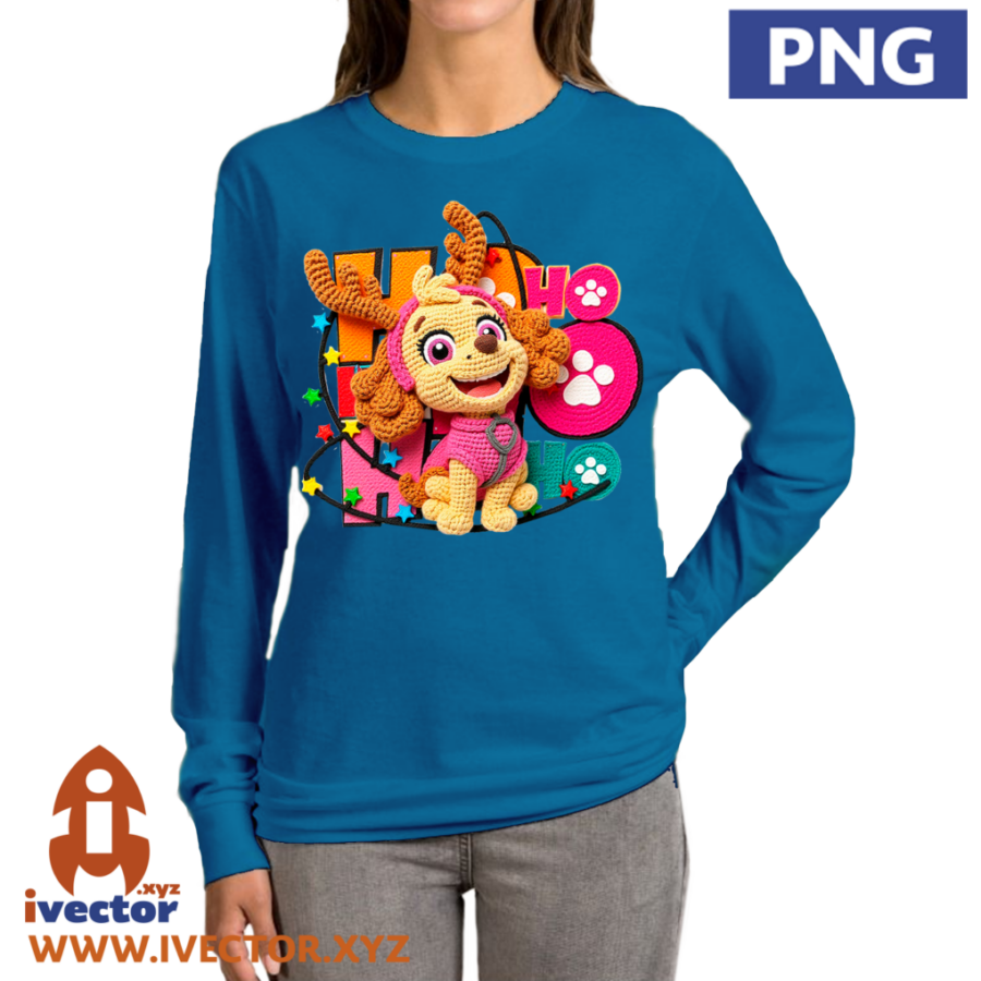 SKYE-PAW-PATROL-CHRISTMAS-CROCHET-ALTA-CALIDAD-P5 SKYE PAW PATROL CHRISTMAS CROCHET ALTA CALIDAD