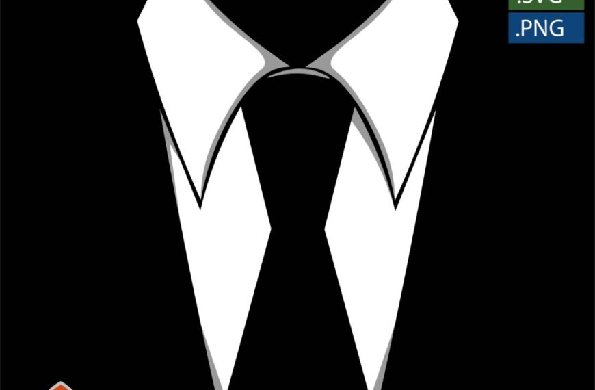 SMOKING TRAJE VECTOR EPS PDF EDITABLE