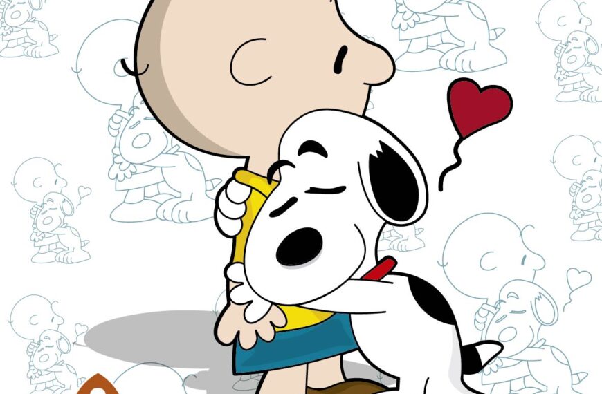 SNOOPY AND CHARLIE BROWN ABRAZO AMOR AMISTAD VECTOR EPS PDF