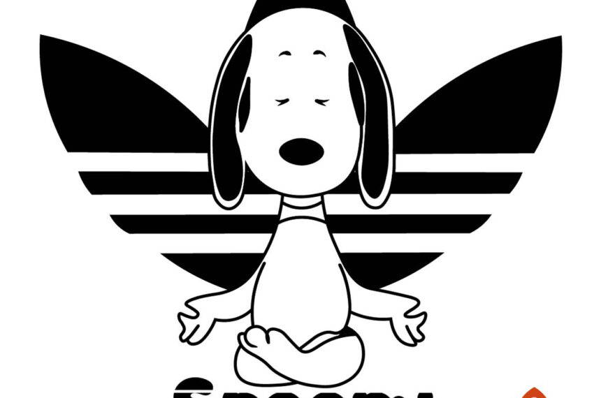 SNOOPY JOGA ADIDAS LOGO VECTOR EPS PDF