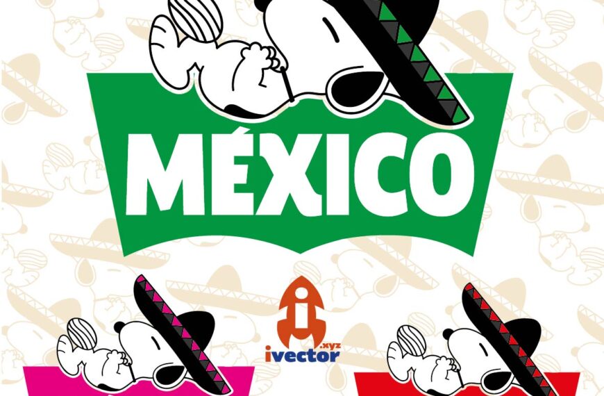 SNOOPY LEVIS LOGO MEXICO EPS PDF VECTOR EDITABLE