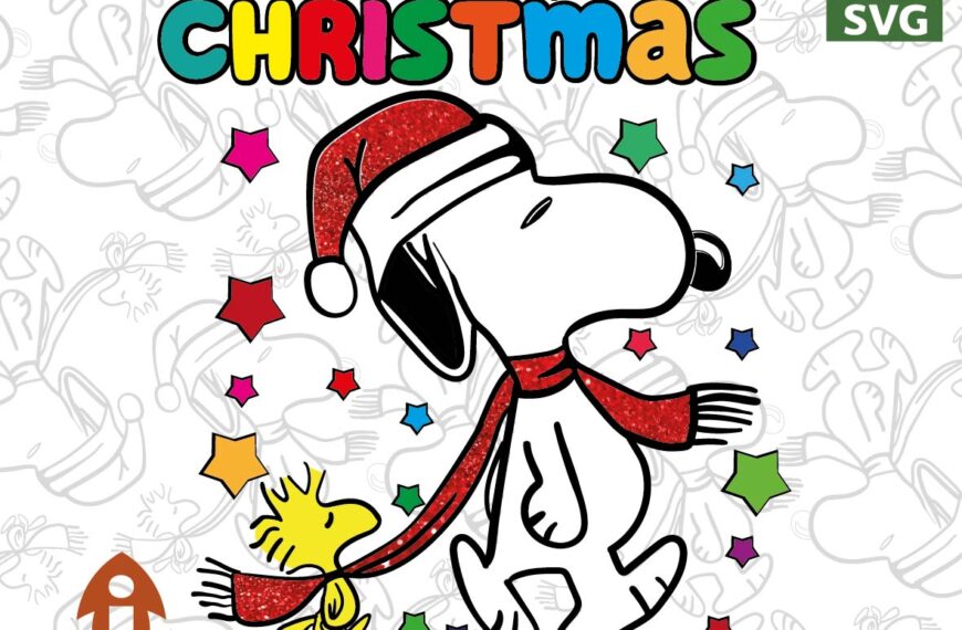 SNOOPY NAVIDEÑO VECTOR EDITABLE EPS PDF