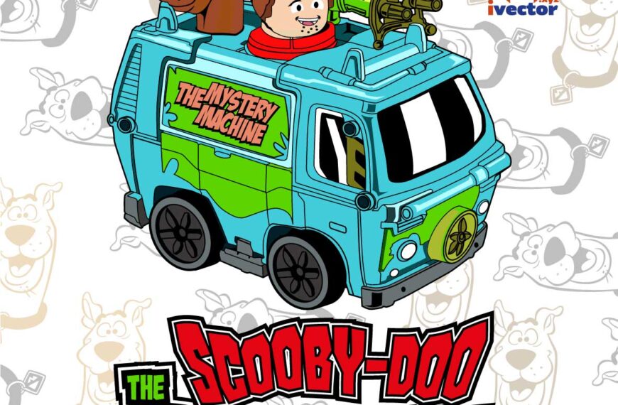 SCOOBY DOO Y LA MAQUINA DEL MISTERIO VECTOR EDITABLE EPS PDF VECTOR