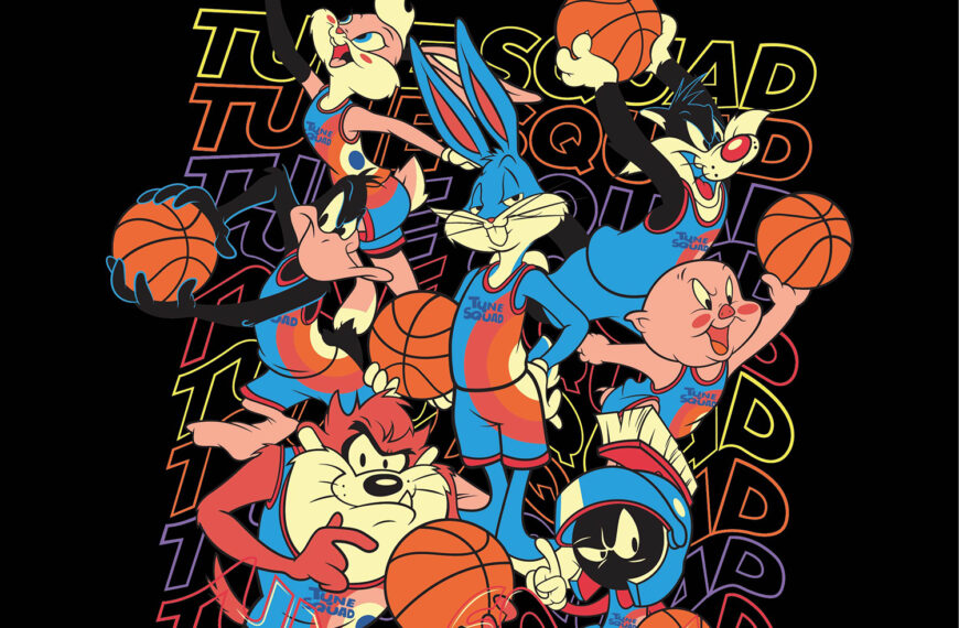 SPACE JAM PERSONAJES VECTOR