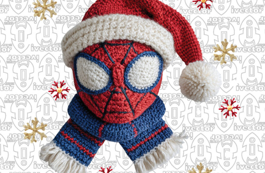 SPIDERMAN CROCHET PNG ALTA CALIDAD