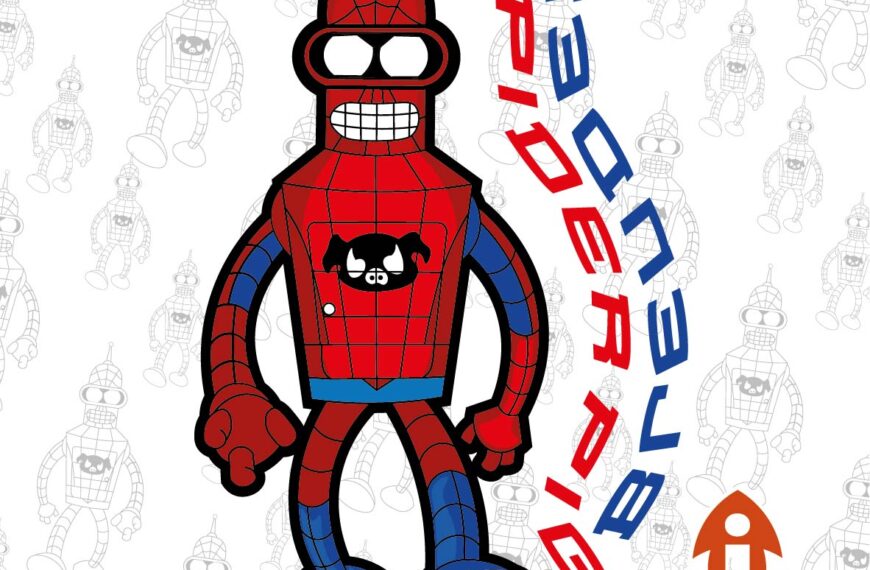 SPIDERMAN BLENDER EPS PDF FURUTAMA ROBOT VECTOR