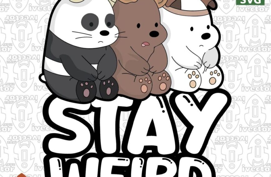 Vector Stay Weird en Alta Calidad