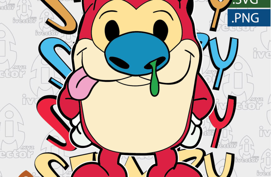 STIMPY VECTOR EDITABLE EPS PDF