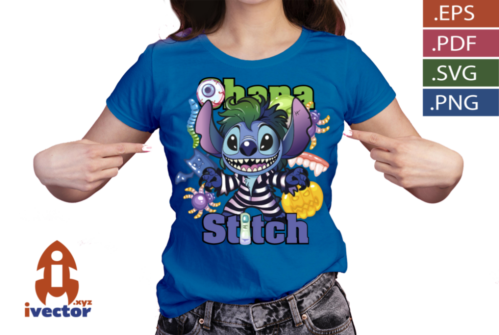 STITCH-BEETLEJUICE-VECTOR-EDITABLE_P2 STITCH BEETLEJUICE VECTOR EDITABLE