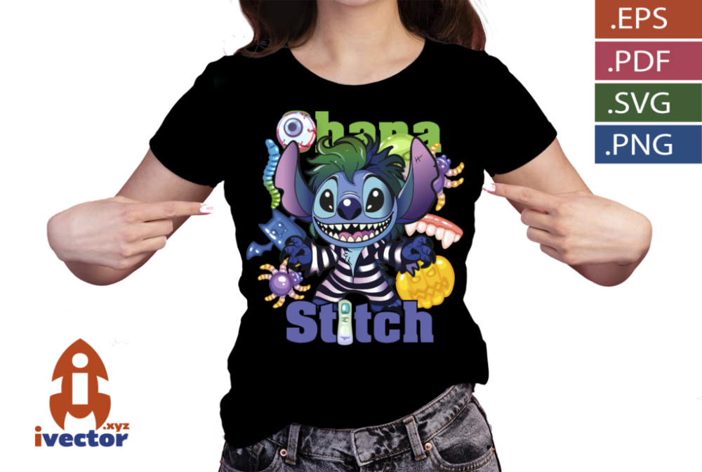 STITCH-BEETLEJUICE-VECTOR-EDITABLE_P4 STITCH BEETLEJUICE VECTOR EDITABLE