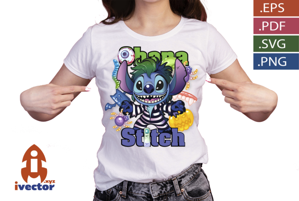 STITCH-BEETLEJUICE-VECTOR-EDITABLE_P5 STITCH BEETLEJUICE VECTOR EDITABLE