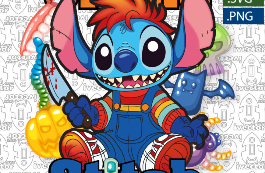STITCH CHUCKY VECTOR EDITABLE