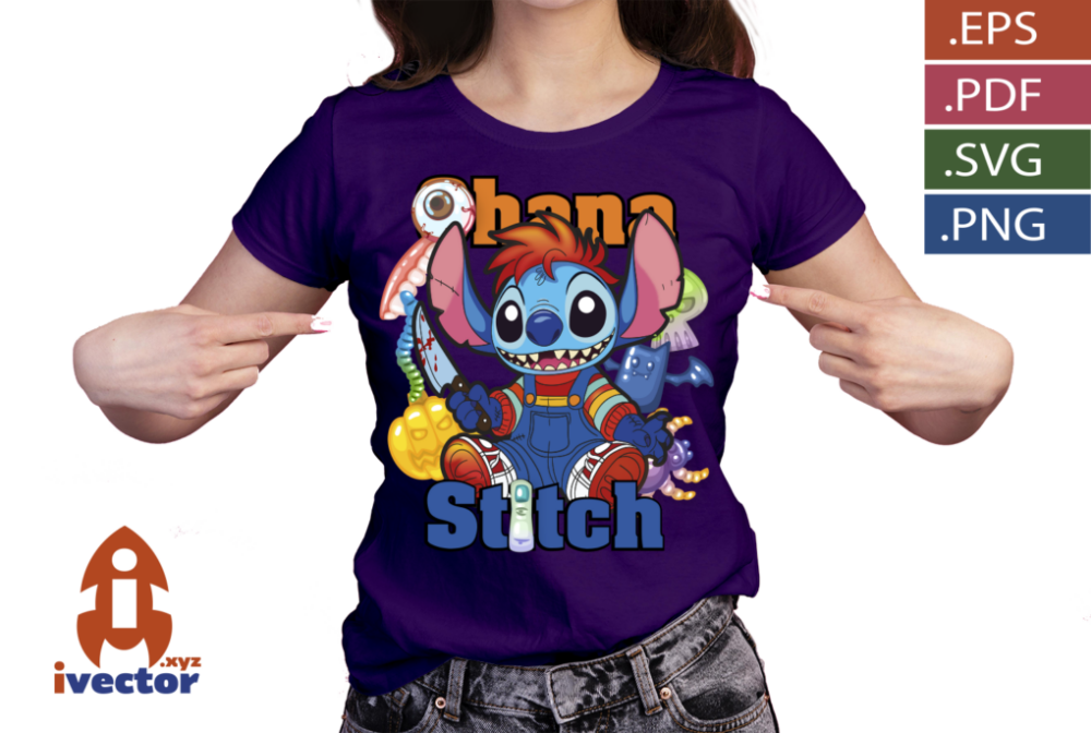 STITCH-CHUCKY-VECTOR-EDITABLE_P2 STITCH CHUCKY VECTOR EDITABLE