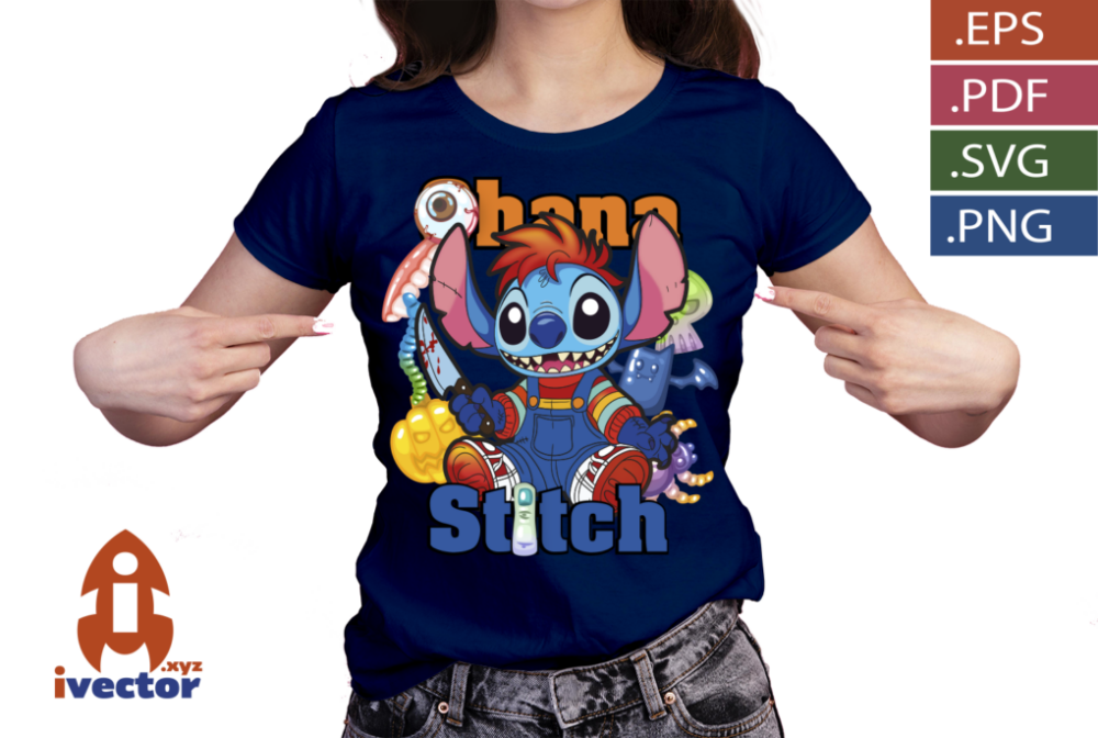 STITCH-CHUCKY-VECTOR-EDITABLE_P5 STITCH CHUCKY VECTOR EDITABLE