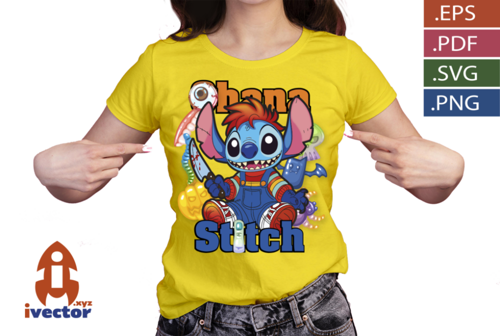 STITCH-CHUCKY-VECTOR-EDITABLE_P6 STITCH CHUCKY VECTOR EDITABLE
