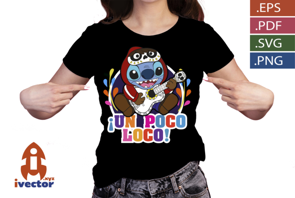 STITCH-COCO-UN-POCO-LOCO-VECTOR-EDITABLE_P1 STITCH COCO UN POCO LOCO VECTOR EDITABLE
