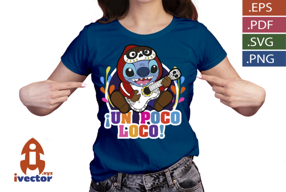 STITCH-COCO-UN-POCO-LOCO-VECTOR-EDITABLE_P2 STITCH COCO UN POCO LOCO VECTOR EDITABLE