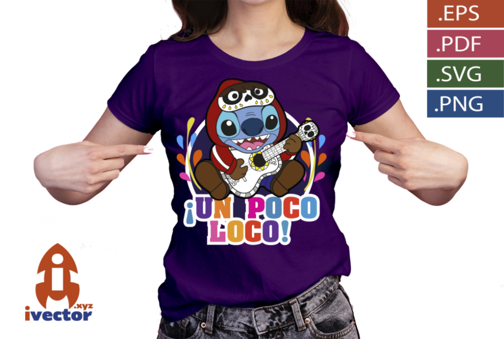 STITCH-COCO-UN-POCO-LOCO-VECTOR-EDITABLE_P3 STITCH COCO UN POCO LOCO VECTOR EDITABLE