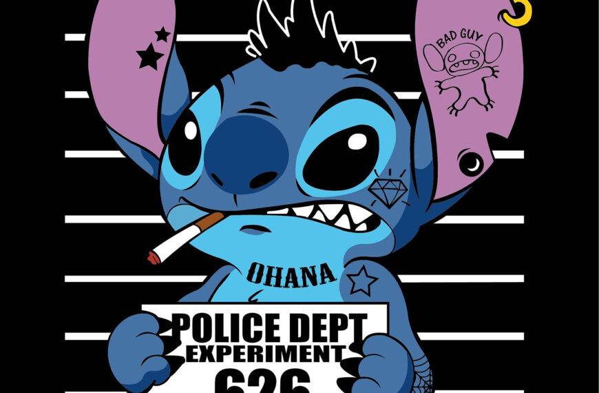 STITCH EN CARCEL VECTOR EPS PDF