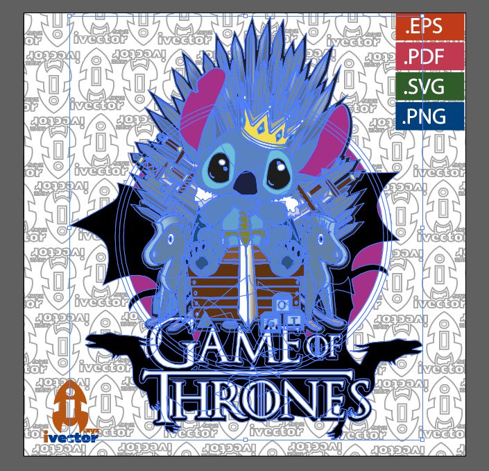 STITCH-GAME-OF-THONES-VECTOR-EDITABLE_Mesa-de-trabajo-1 STITCH GAME OF THONES VECTOR EDITABLE