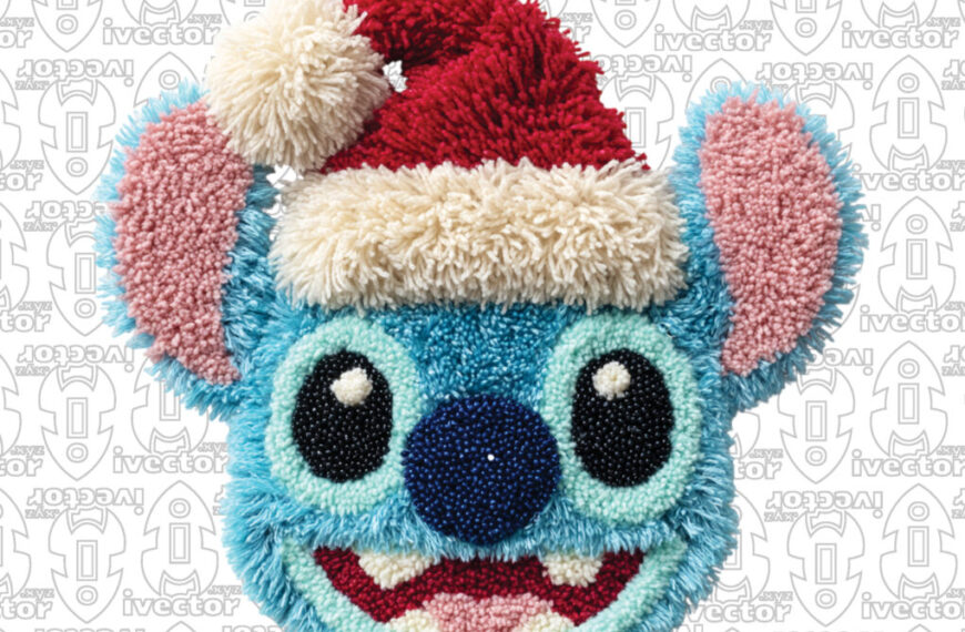 STITCH GORRO CROCHET PNG ALTA CALIDAD