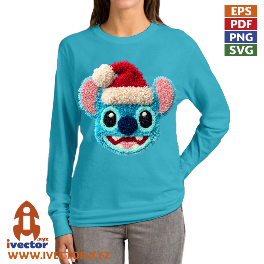 STITCH-GORRO-CROCHET-PNG-ALTA-CALIDAD-P1 STITCH GORRO CROCHET PNG ALTA CALIDAD