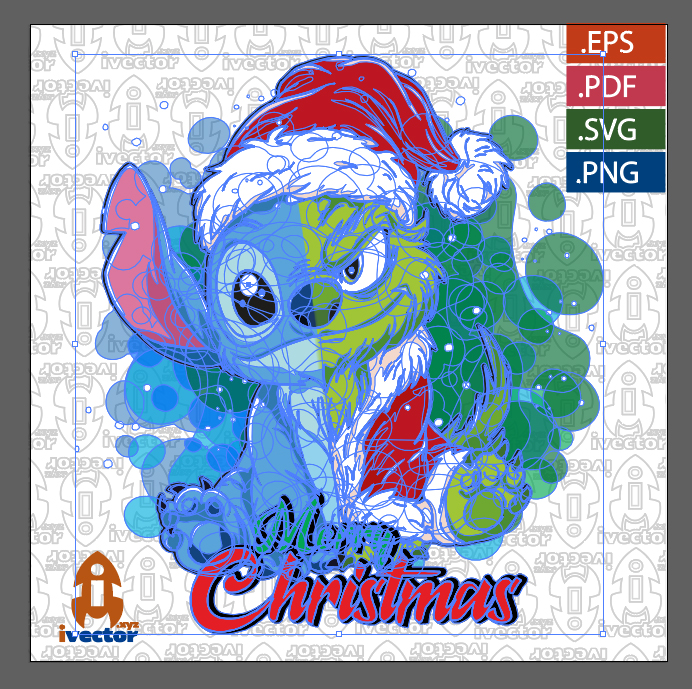 STITCH-GRINCH-MERRY-CHRISTMAS-VECTOR-EDITABLE_P1 STITCH GRINCH MERRY CHRISTMAS VECTOR EDITABLE