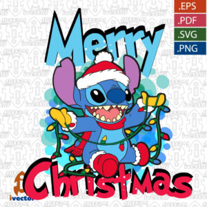 STITCH-MERRY-CHRISTMAS-VECTOR-EDITABLE_Mesa-de-trabajo-1-300x300 VECTORES Y RECURSOS