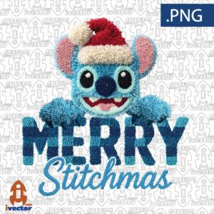 STITCH-MERRY-STITCHMAS-CROCHET-PNG-ALTA-CALIDAD-300x300 VECTORES Y RECURSOS