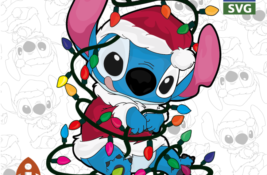 STITCH VECTOR NAVIDEÑO EDITABLE EPS PDF SVG
