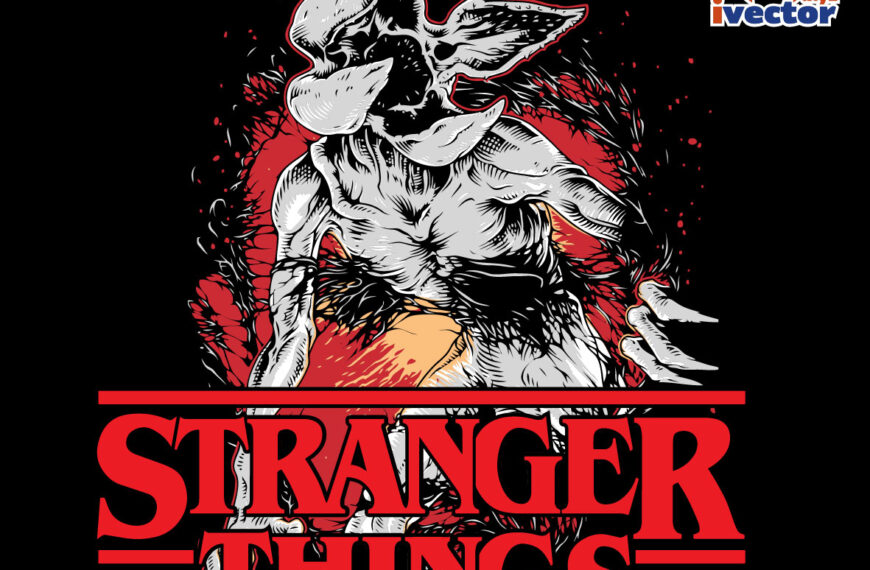 STRANGER THINGS DEMOGORGON VECTOR EDITABLE