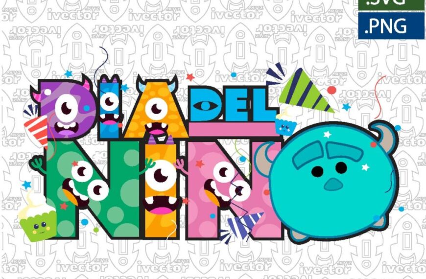 SULLIVAN VECTOR DIA DEL NIÑO EDITABLE