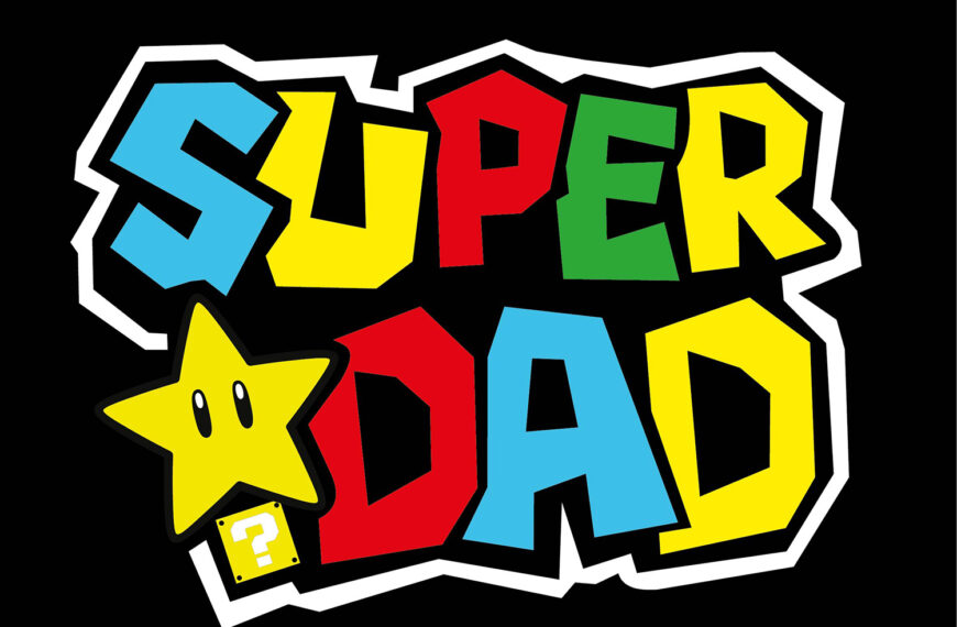 SUPER DAD MARIO BROSS VECTOR EPS PDF