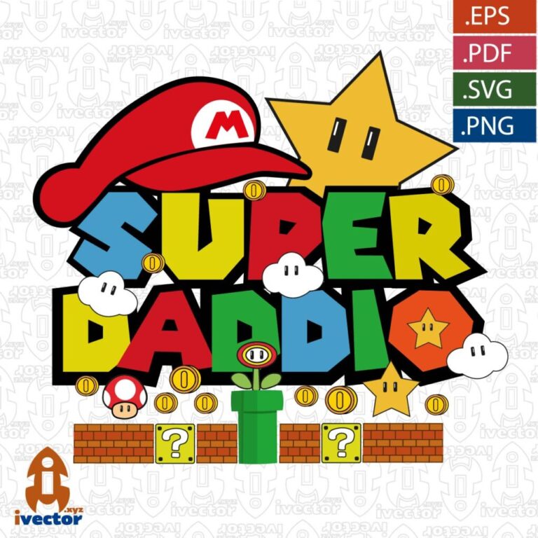 SUPER-DADDIO-DIA-DEL-PADRE-VECTOR-EDITABLE_Mesa-de-trabajo-1-768x768 Gatita Momia Kawaii para Halloween Vector – Diseño Cute para Sublimación y Manualidades