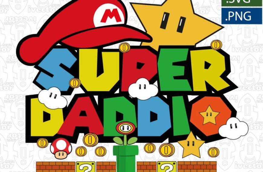 SUPER DADDIO DIA DEL PADRE VECTOR EDITABLE