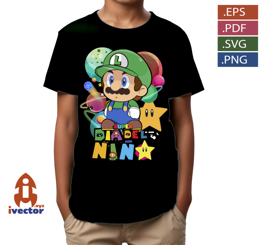 SUPER-LUIGI-BROS-DIA-DEL-NINO-VECTOR-EDITABLE_P2 SUPER LUIGI BROS DIA DEL NIÑO VECTOR EDITABLE