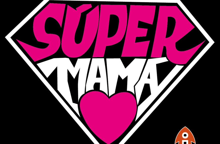 Súper Mamá Corazón vector Eps PDF