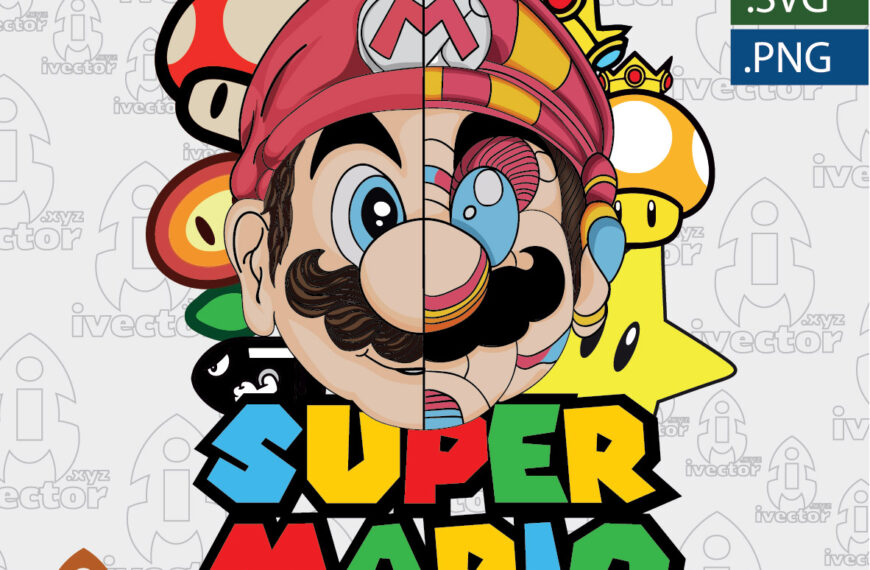 SUPER MARIO BROS VECTOR EDITABLE EPS PDF