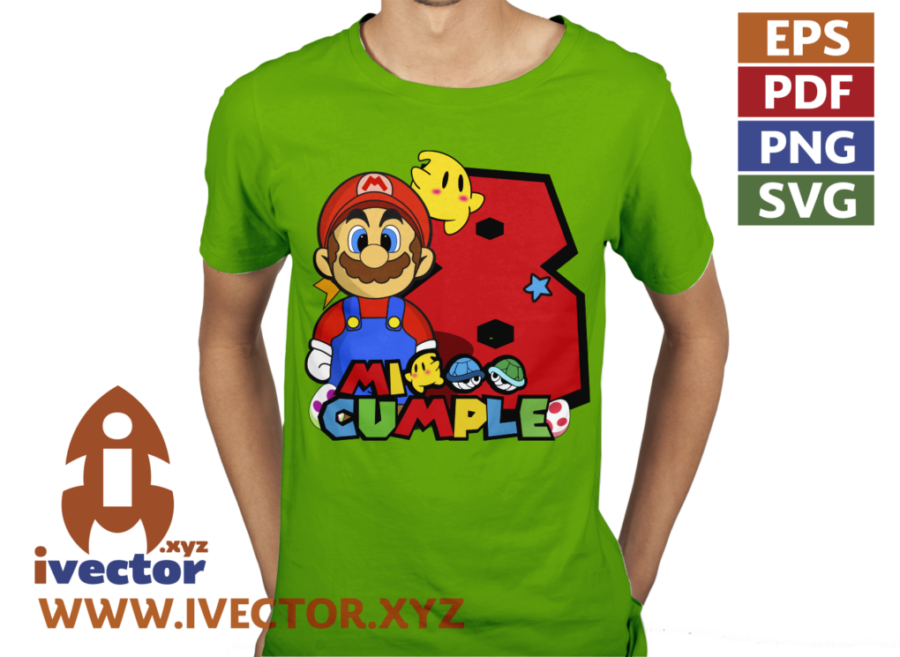 SUPER-MARIO-BROS-VECTOR-CUMPLEANOS-RECURSOS_P6 SUPER MARIO BROS VECTOR CUMPLEAÑOS RECURSOS